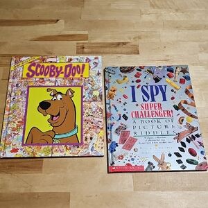3 for $10 🔍 Kids Search & Find Book Bundle - Scooby-Doo & I Spy